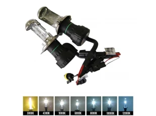 SISTEM BI-XENON H4 55W 6000K (BALAST SUBȚIRE)