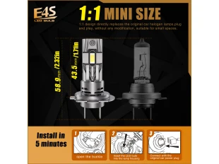 Sistem LED / becuri auto E4S H7 / H18