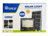 Proiector solar LED 100W cu panou fotovoltaic separat