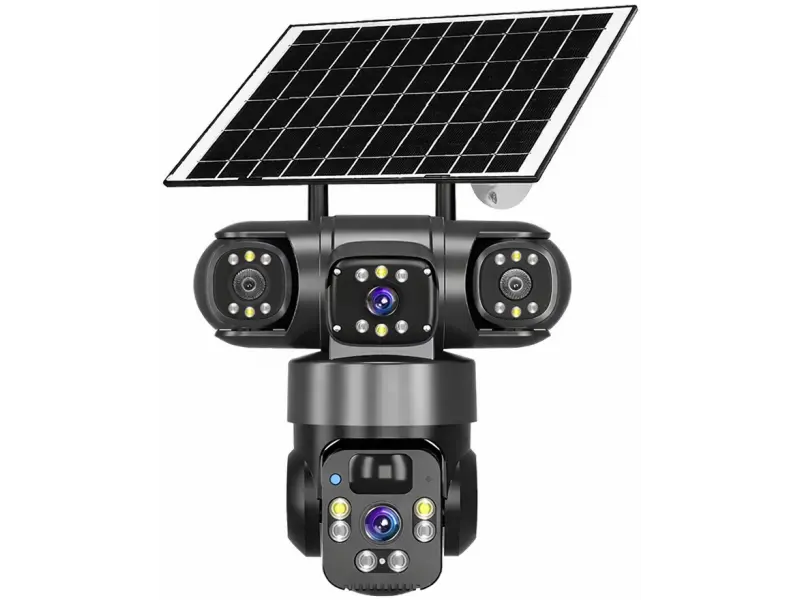 Cameră solară LYLU cu cartelă SIM, 4 camere și 24 de diode - V380 Pro Cameră solară LYLU cu cartelă SIM, 4 camere și 24 de diode - V380 Pro - LYLU 3270