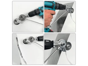Accesoriu șurubelniță pentru tăierea tablei metalice