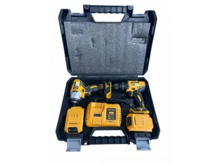 Set șurubelniță de impact fără fir, fără perii, 36V, 8Ah, KraftRoyal - Galben