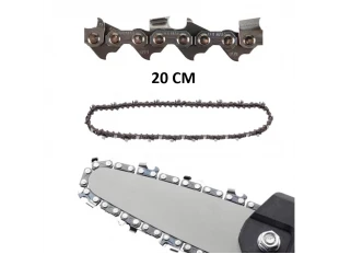 Lanț universal 8" 20 cm., 1/4" pentru ferăstraie/tăietoare de lemn fără fir 	