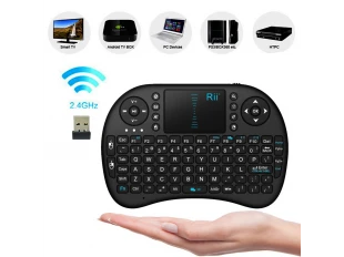 Mini tastatură wireless cu touchpad și iluminare din spate Mini tastatură