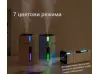 Umidificator de aer cu ultrasunete practic cu lumină de noapte în șapte culori, 300 ml