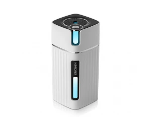 Umidificator de aer cu ultrasunete practic cu lumină de noapte în șapte culori, 300 ml