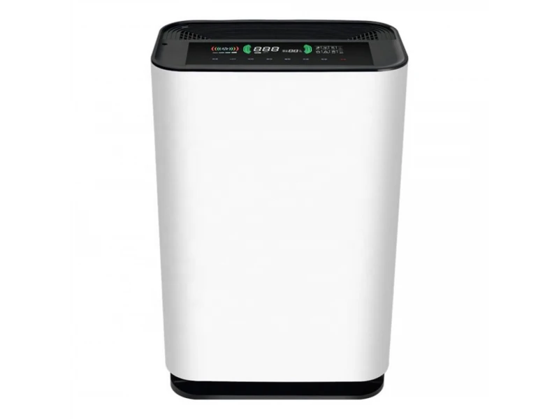 Purificator, umidificator și ionizator de aer cu filtru cu 5 straturi și sterilizare UV, până la 50 mp. 800 ml.