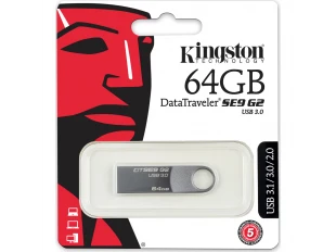 Memorie flash USB Kingston DataTraveler SE9, 64GB, USB 3.1, Gri