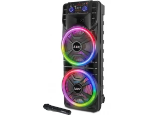 Boxă karaoke iluminată WVNGR XH-1689 2x12 inci
