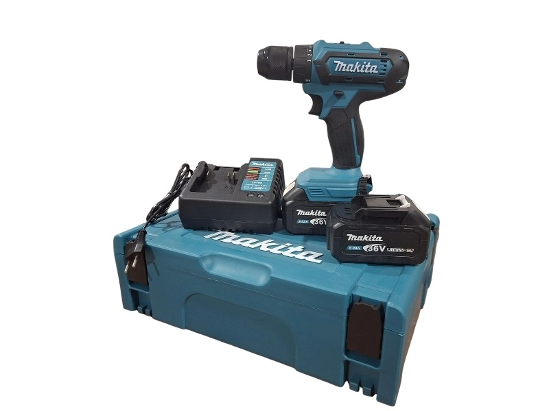 Șurubelniță de impact fără fir Makita 36V 8.0Ah - completă cu două baterii și încărcător Șurubelniță de impact fără fir Makita 36V 8.0Ah - completă cu două baterii și încărcător - Makita 3444-2