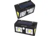 Lampă solară LED de exterior CL-5066A cu spot de ușă cu senzor de mișcare, lupă dublă și lumini laterale Leadleds - imagine 3