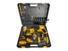Set de percutor ciocan fără fir, polizor unghiular, cheie și șurubelniță KrafMaster 36V cu 3 baterii 8Ah și încărcător + scule KraftMaster - imagine 3