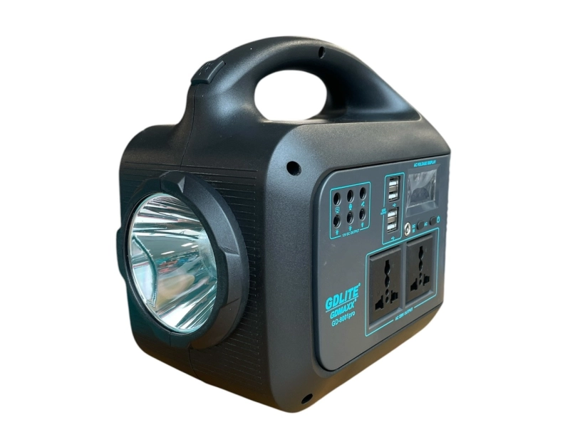 Sistem invertor solar GD-9001 Pro, 12V-220V, 3 becuri, felinar - GDLITE 3314