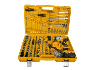 Trusă de scule profesională 499 buc. cu cheie electrică fără fir KraftMaster 36V 10Ah